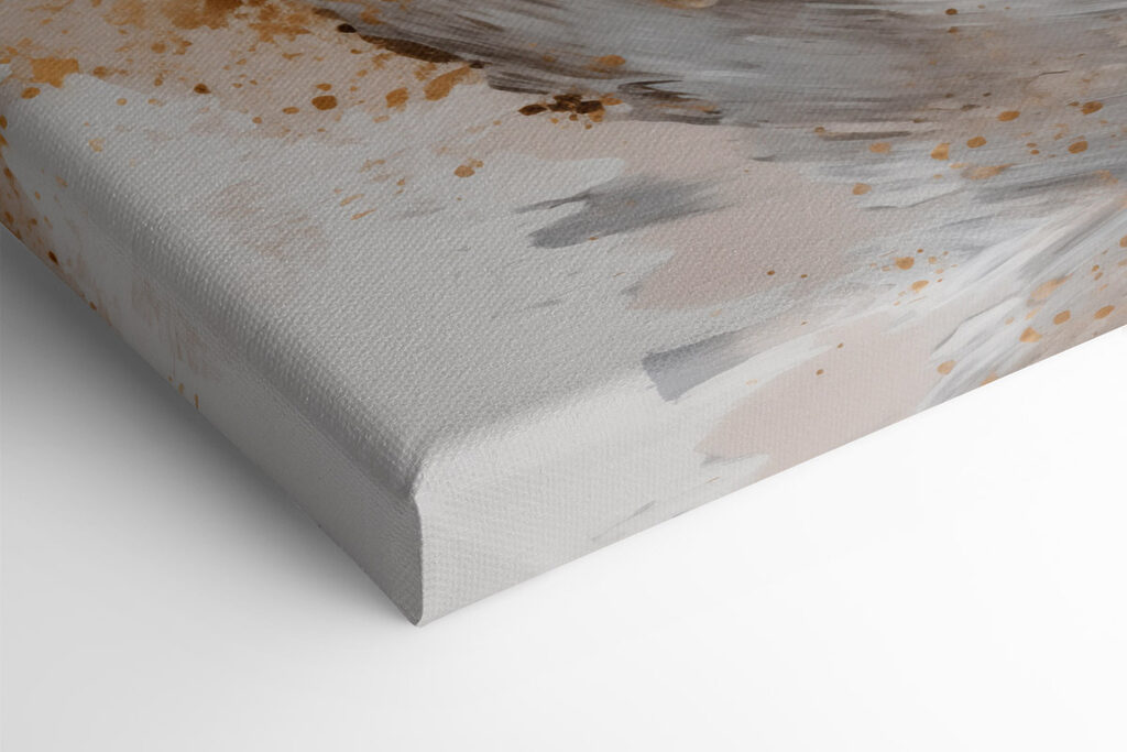 Abstract flow with soft earthy tones