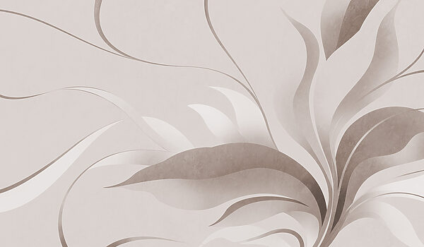 Serene floral design in soft tones