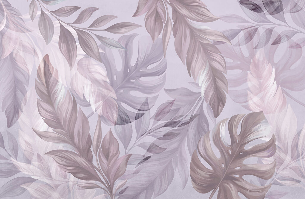 Delicate leaves in soft hues Delicate leaves in soft hues