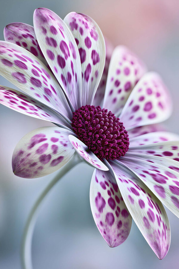 Elegant flower with vibrant patterns Elegant flower with vibrant patterns