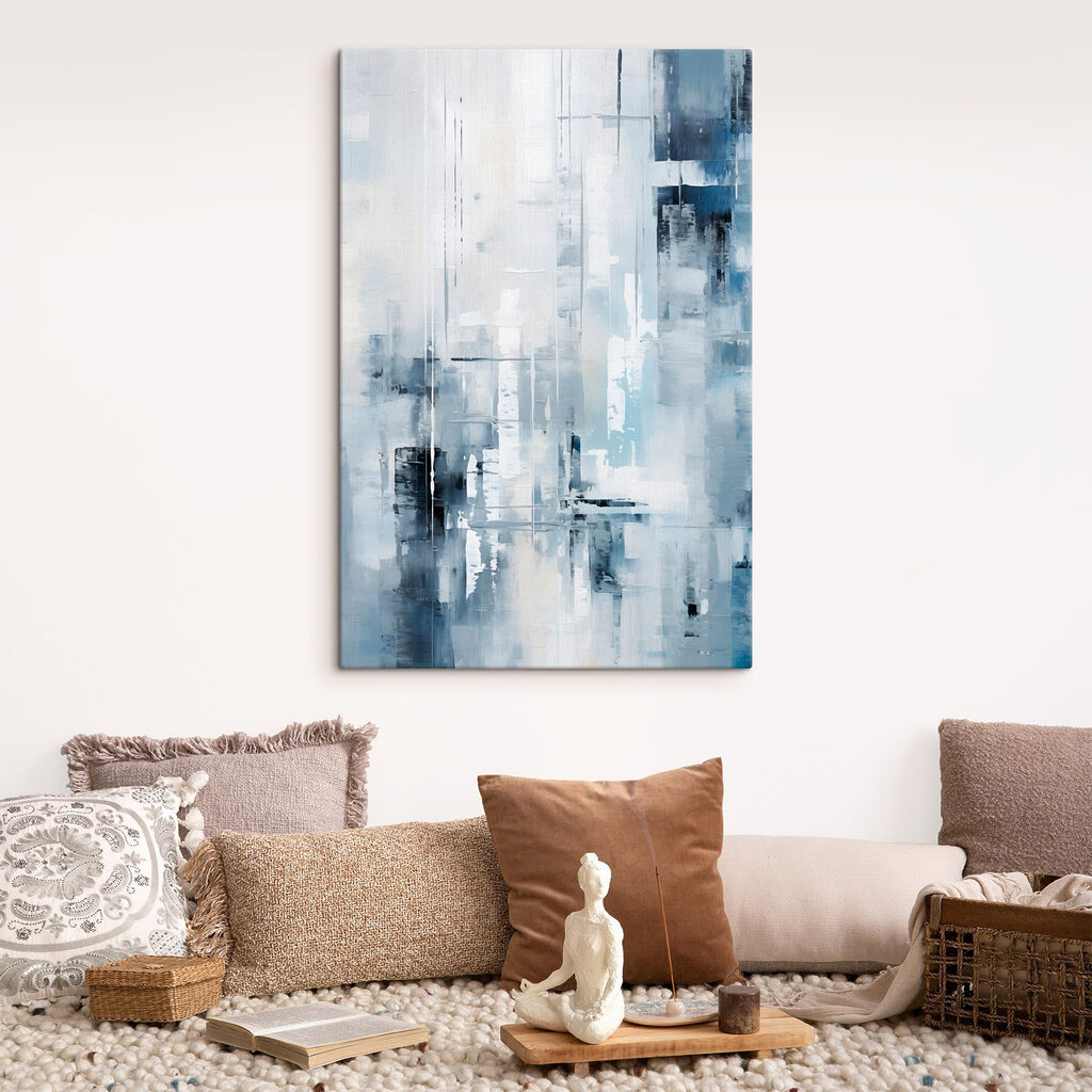 Painting of a city Painting of a city