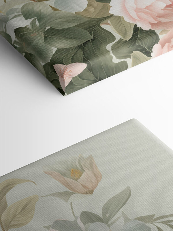 Delicate blooms in soft hues