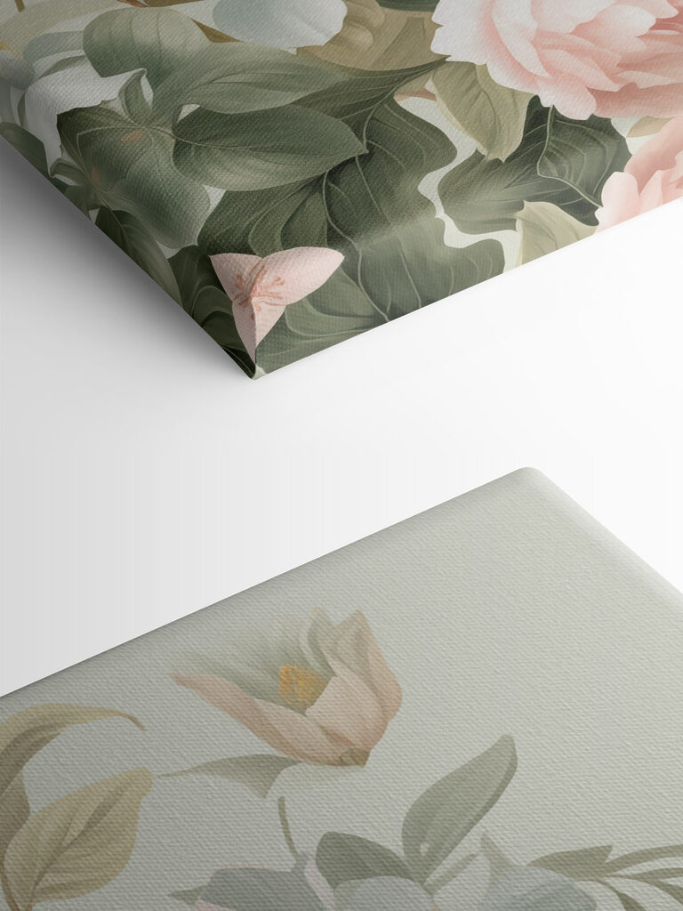 Delicate blooms in soft hues