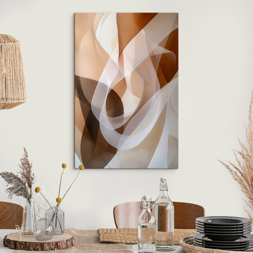 Fluid forms in soft, warm hues Fluid forms in soft, warm hues