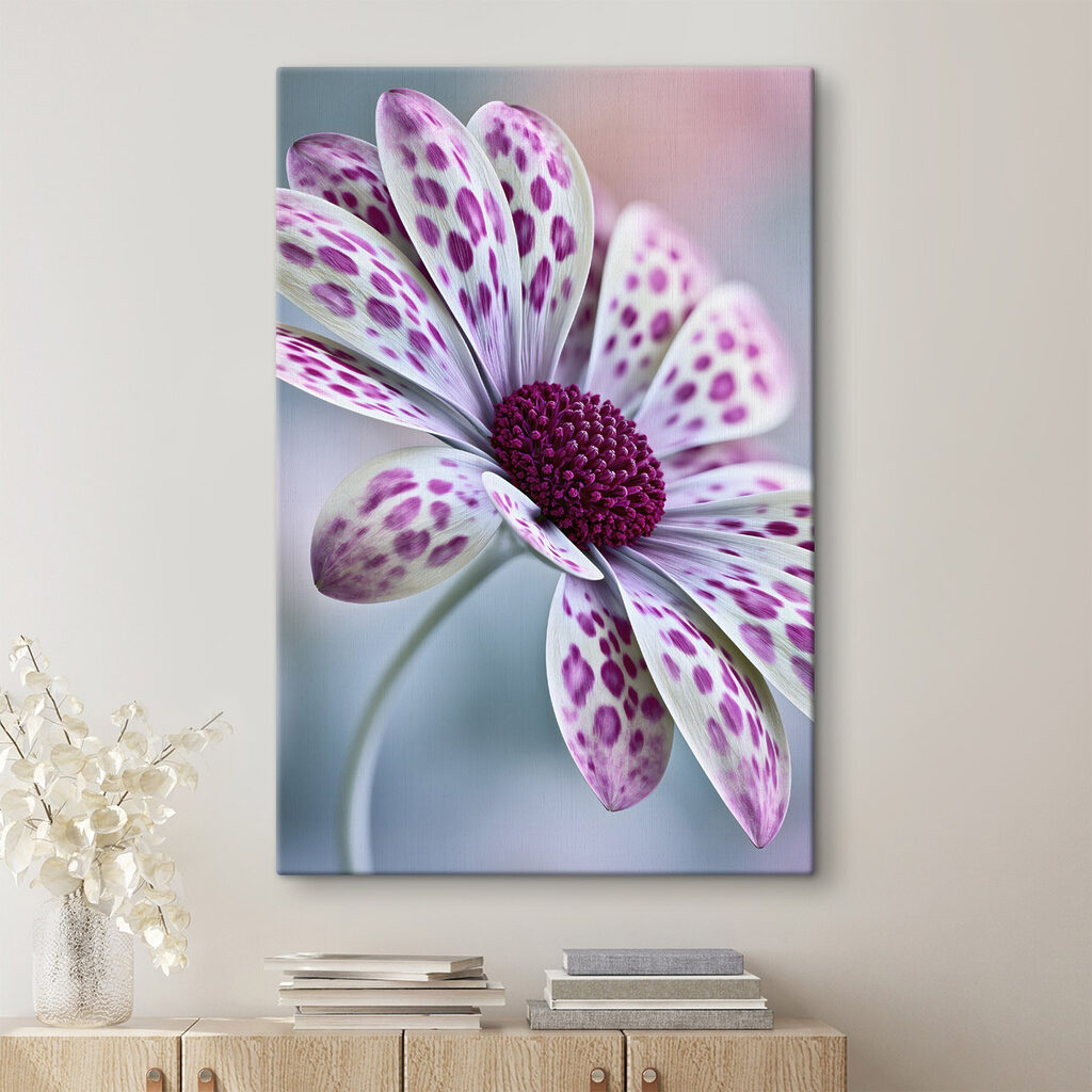 Elegant flower with vibrant patterns Elegant flower with vibrant patterns