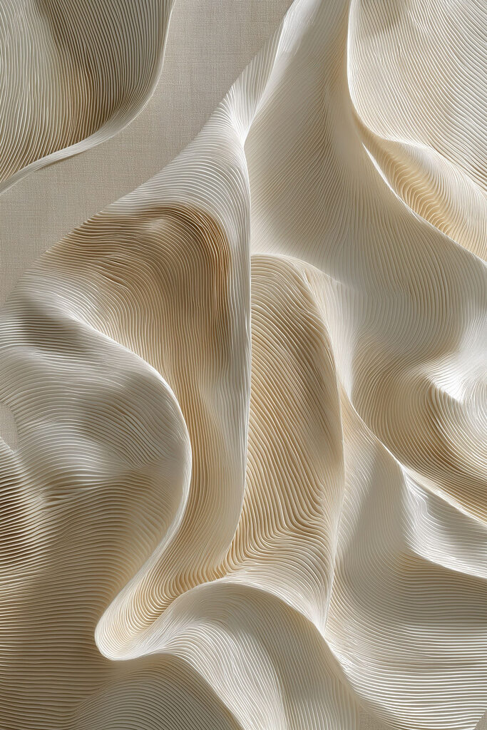 Flowing forms create soft elegance Flowing forms create soft elegance