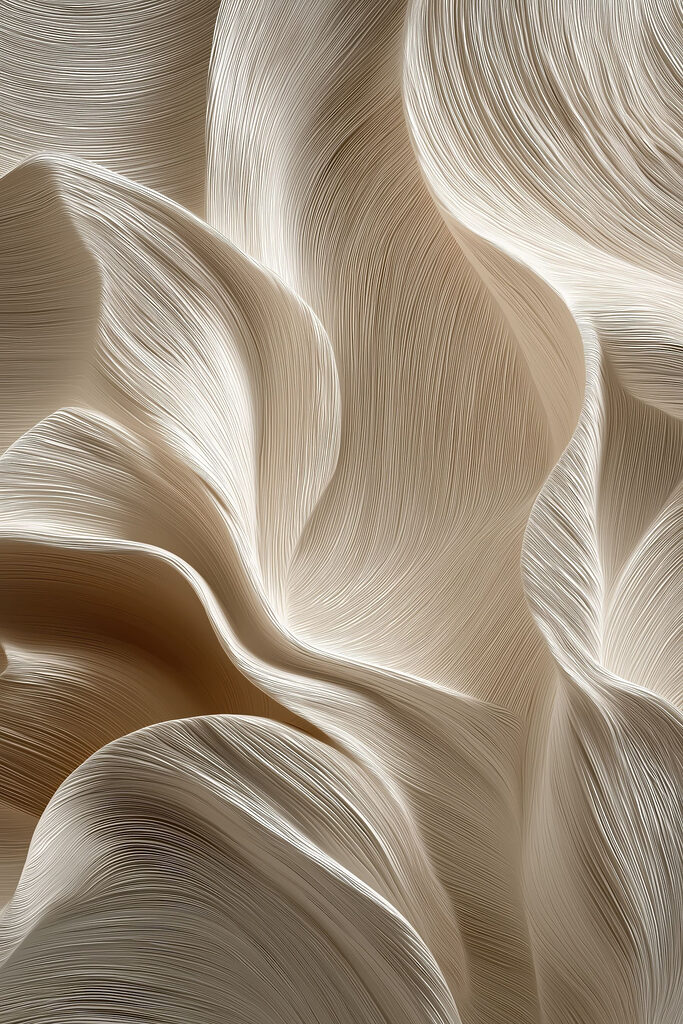 Flowing lines create an elegant pattern