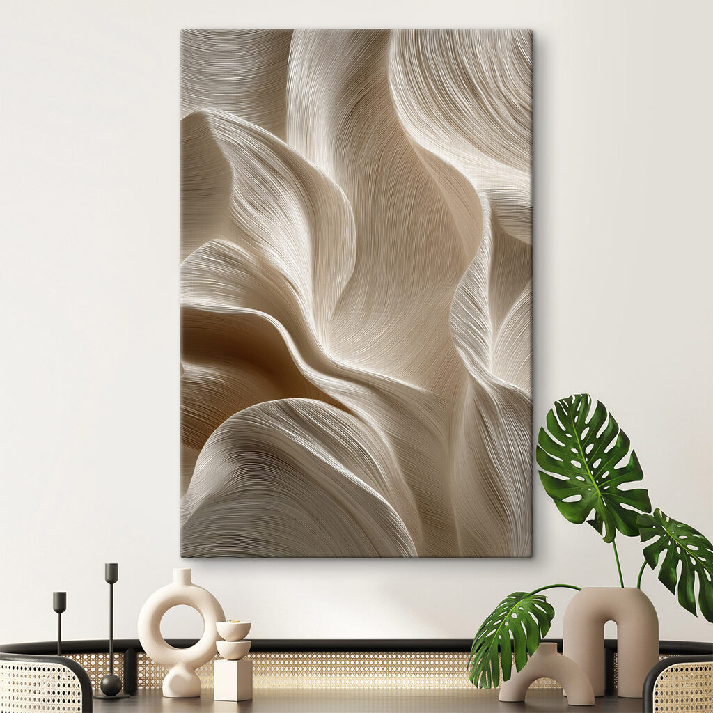 Flowing lines create an elegant pattern