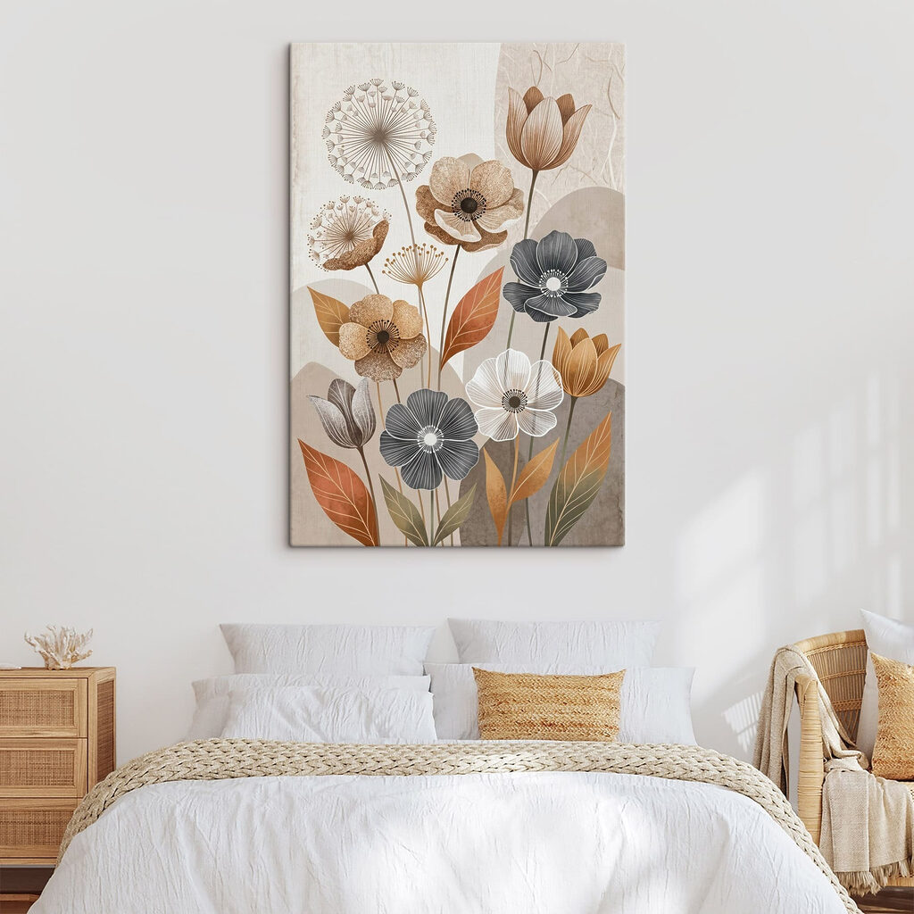 Colorful floral arrangement in soft tones Colorful floral arrangement in soft tones