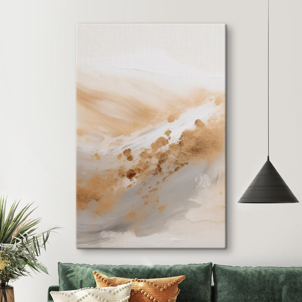 Waves of soft color blend together