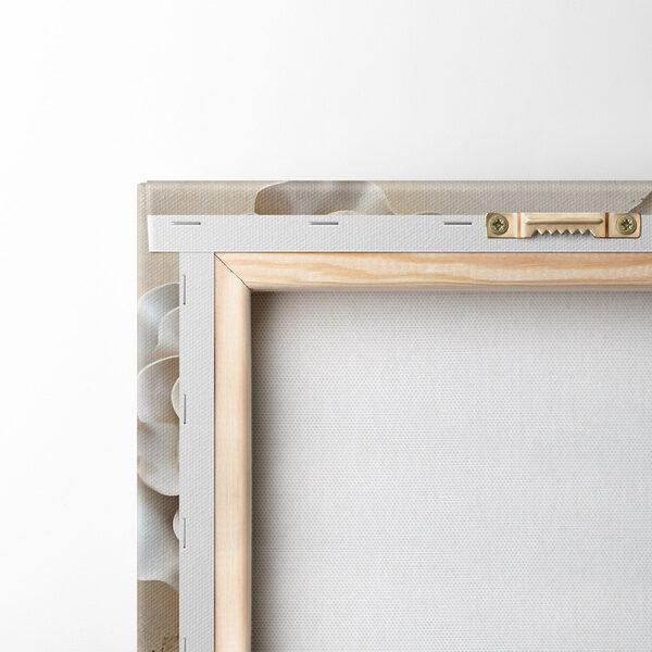 Delicate floral design in neutral tones