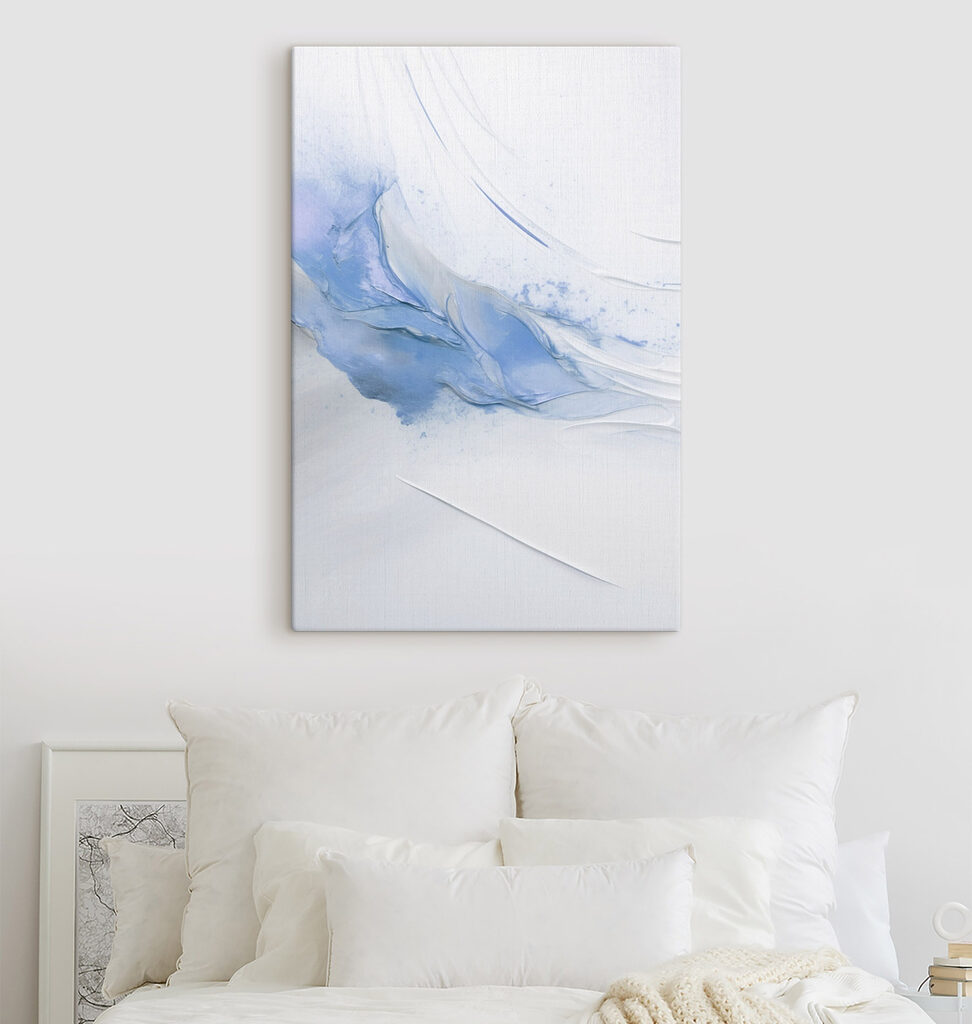Soft blues blending into peaceful hues Soft blues blending into peaceful hues