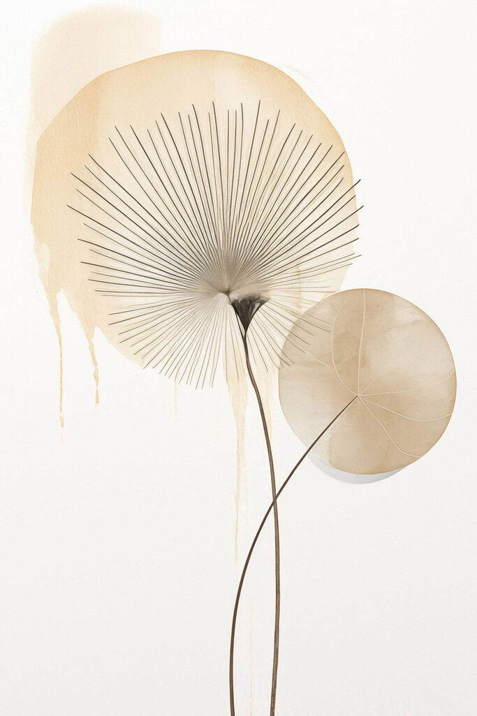 Delicate forms in soft colors Delicate forms in soft colors