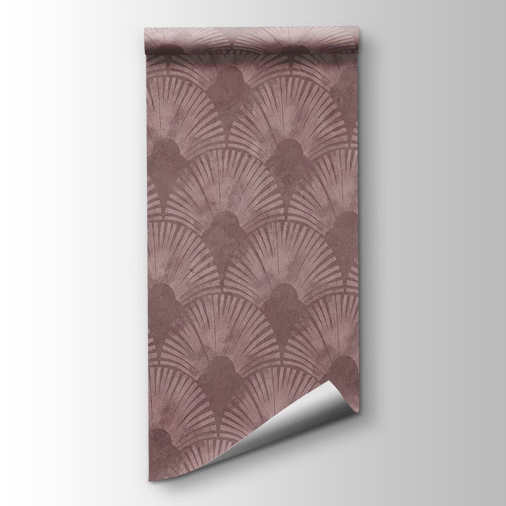 Elegant patterned design in soft tones