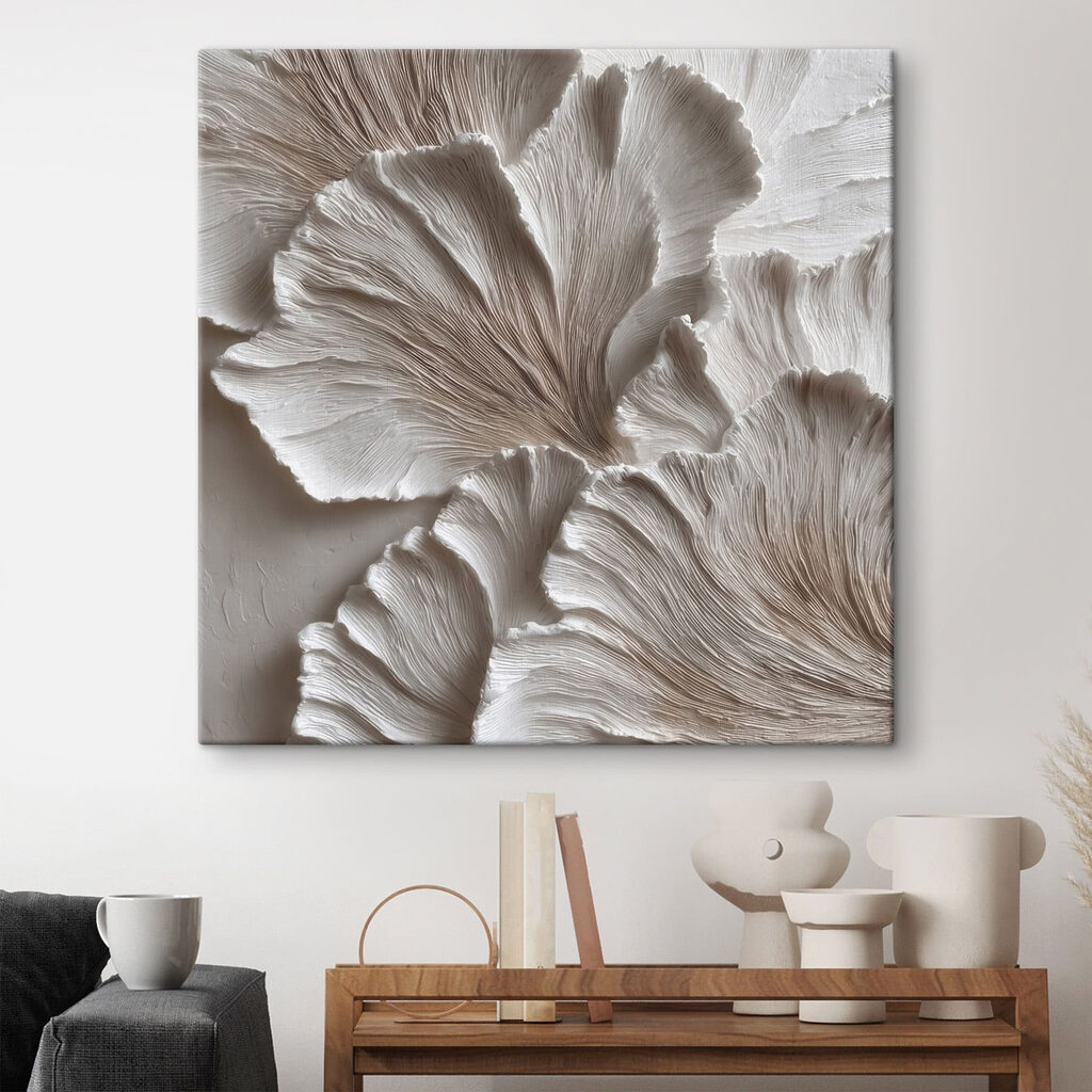 Elegant leaves in soft hues