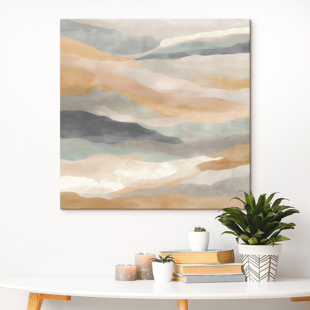 Soft hues create a tranquil landscape Soft hues create a tranquil landscape