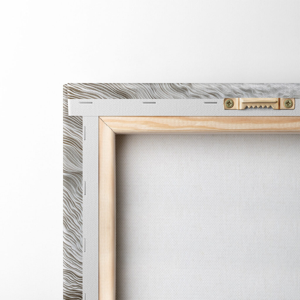 White surface with wavy lines White surface with wavy lines