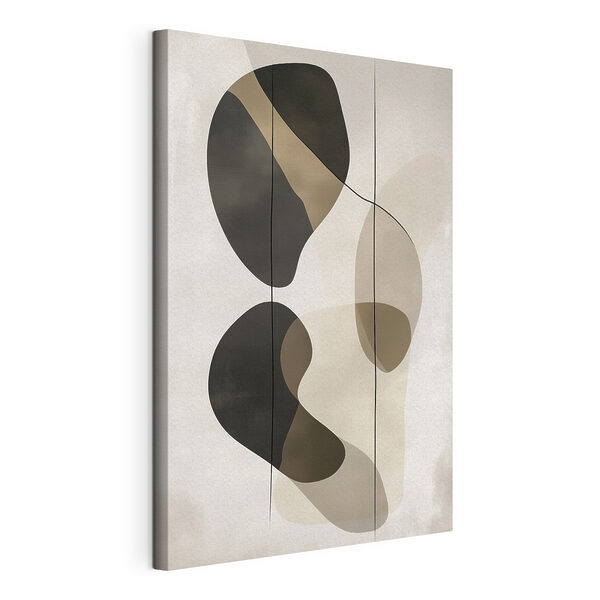 Black and brown art piece