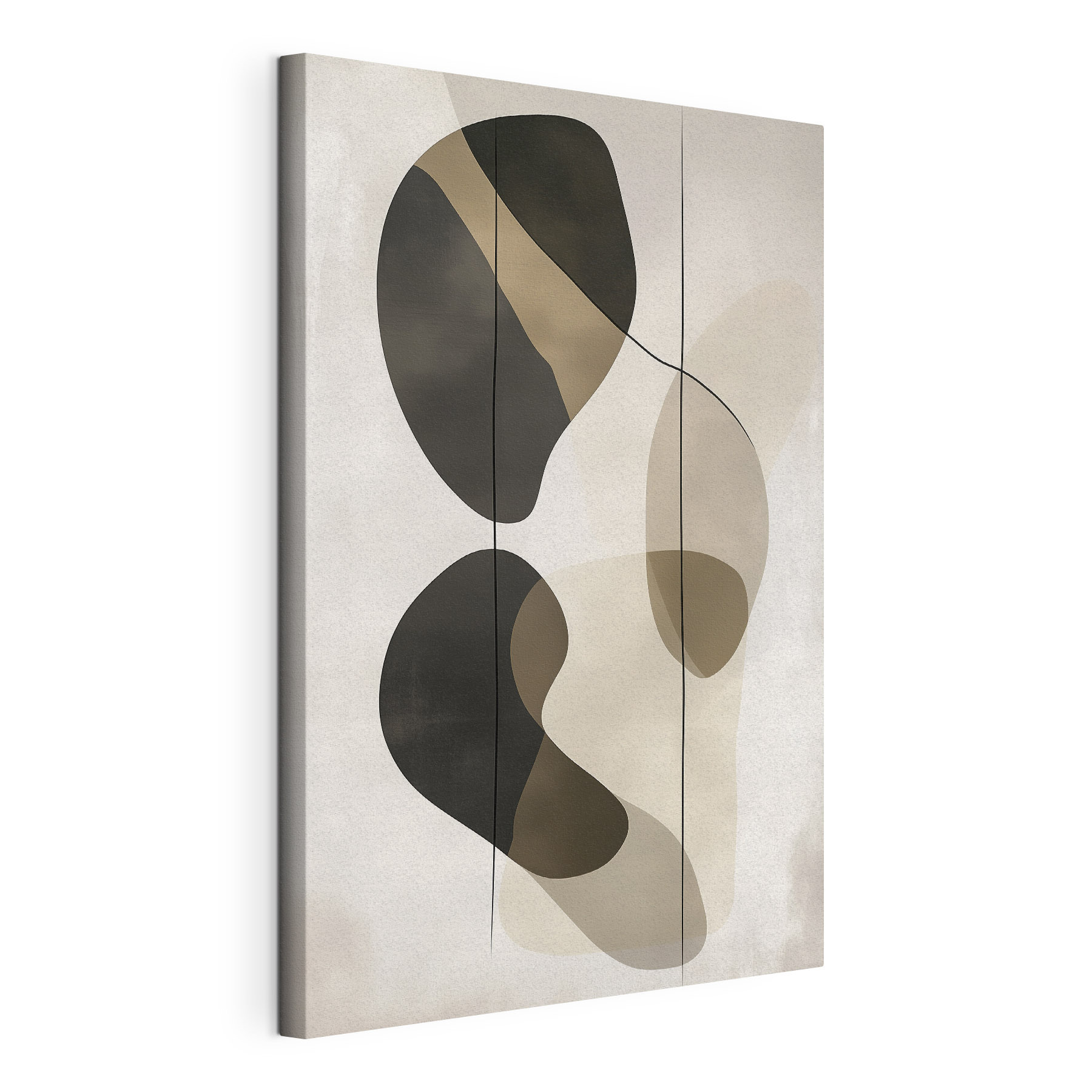 Black and brown art piece