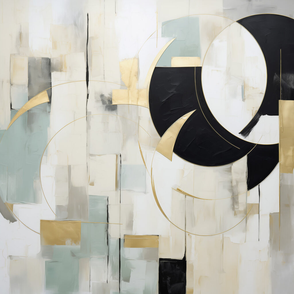 Abstract shapes in neutral tones