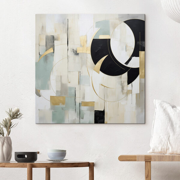 Abstract shapes in neutral tones