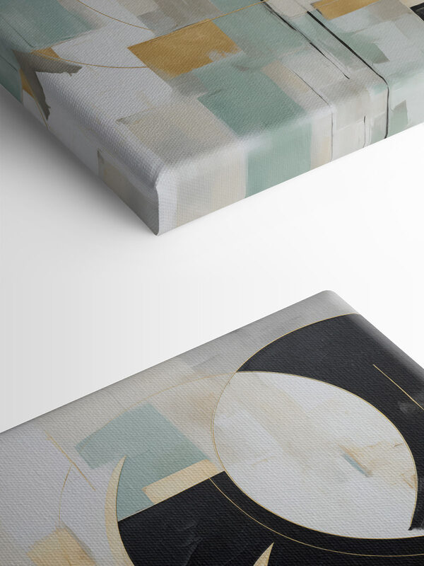 Abstract shapes in neutral tones