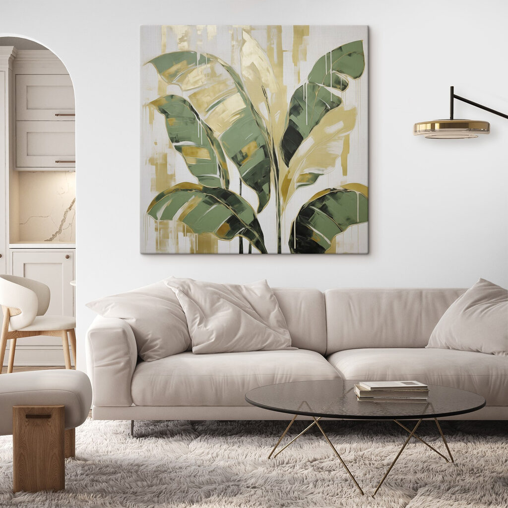 Painting of a leafy plant
