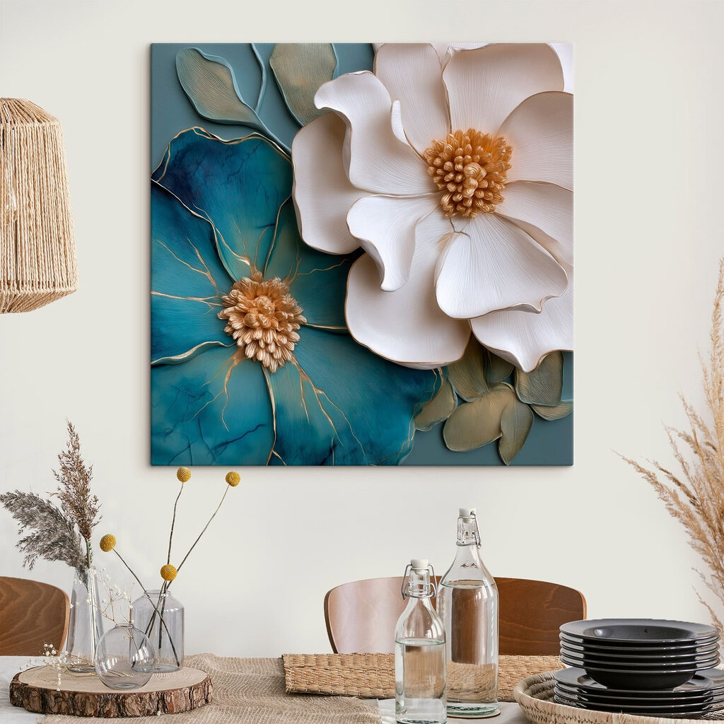 Delicate blooms in soft hues