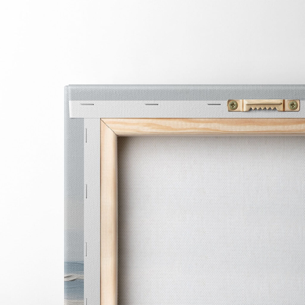 Beach with waves crashing on the sand