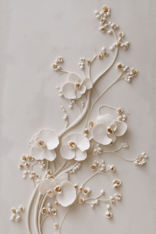 Delicate blooms against a soft backdrop