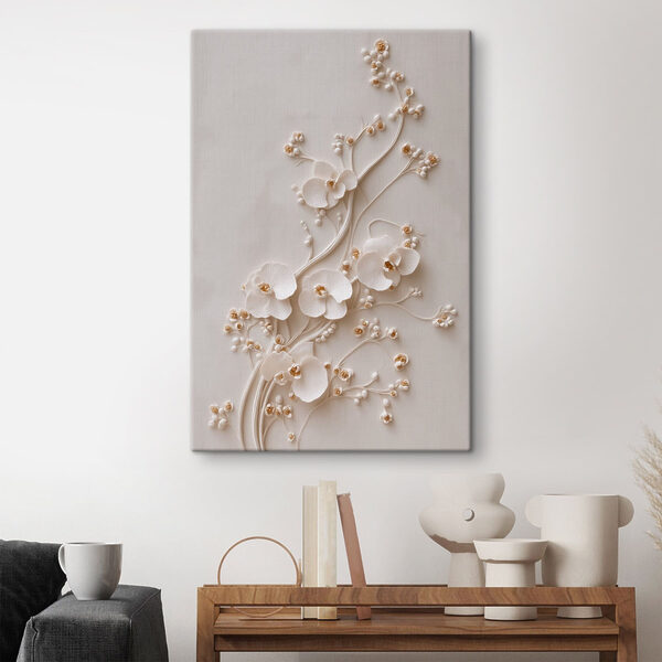 Delicate blooms against a soft backdrop
