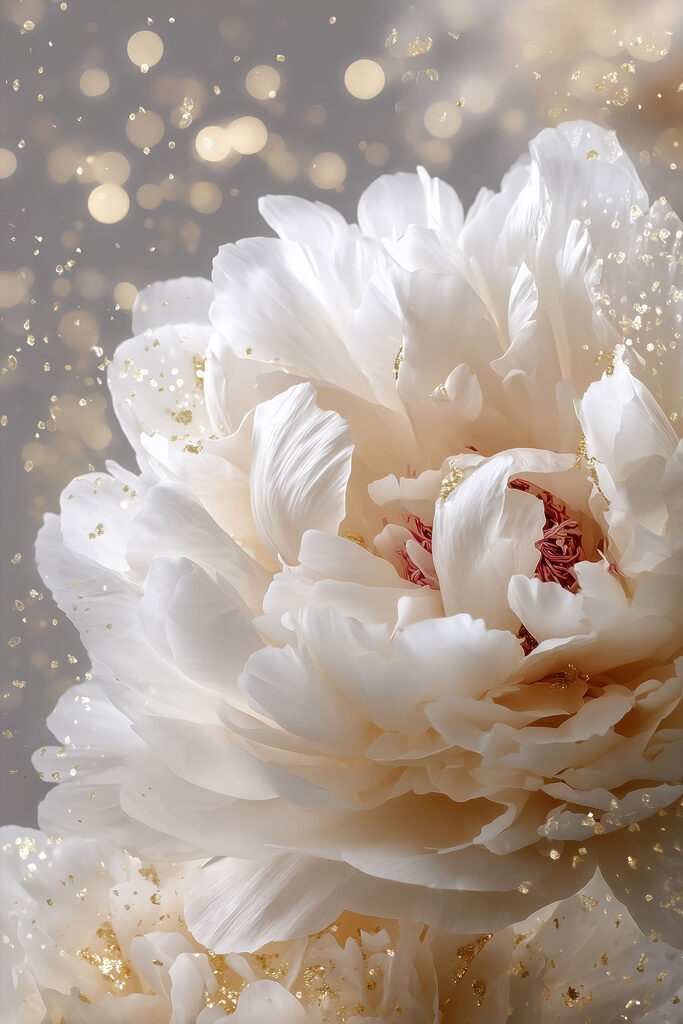 - Soft blooms in gentle light