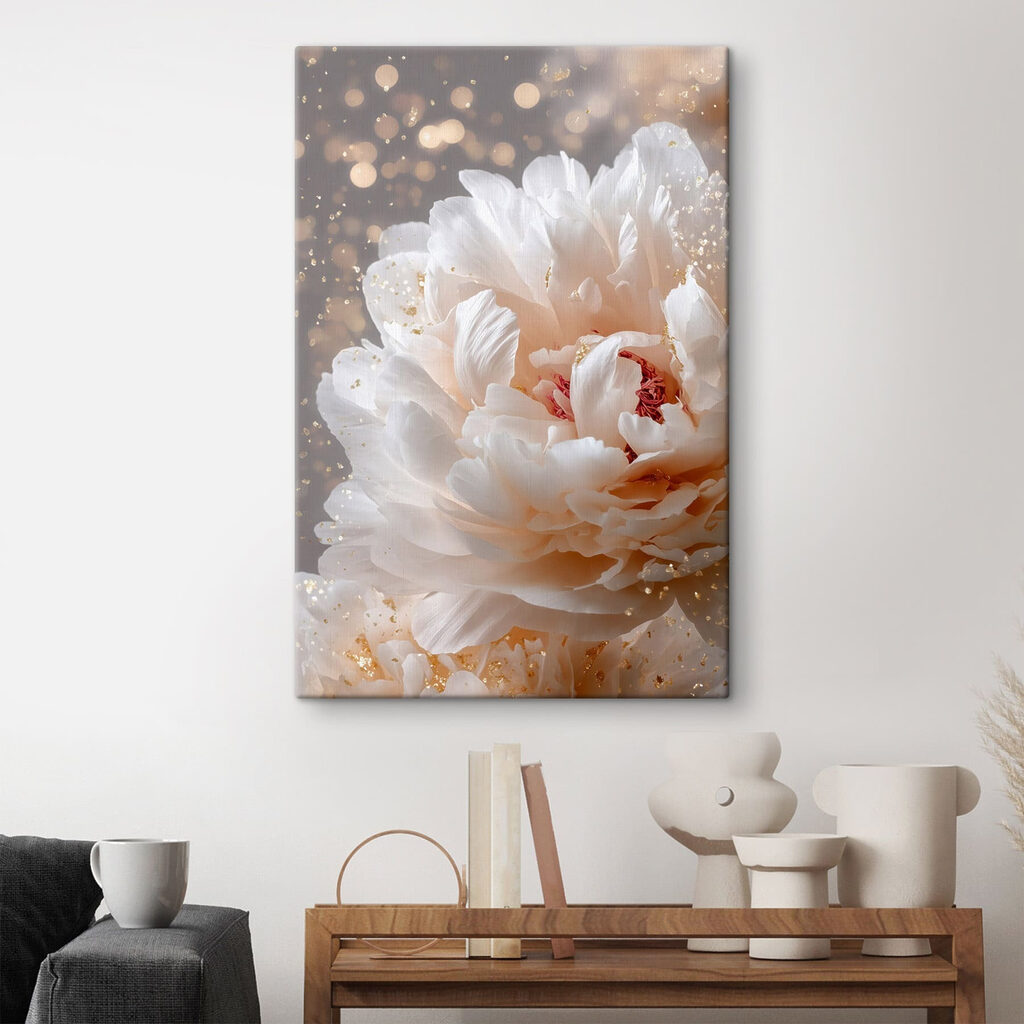 - Soft blooms in gentle light
