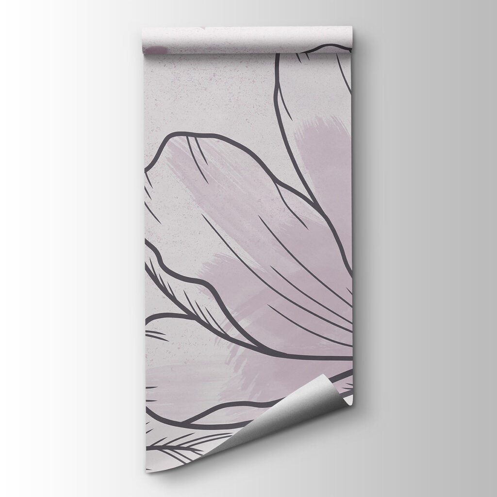 Drawing of flowers and leaves