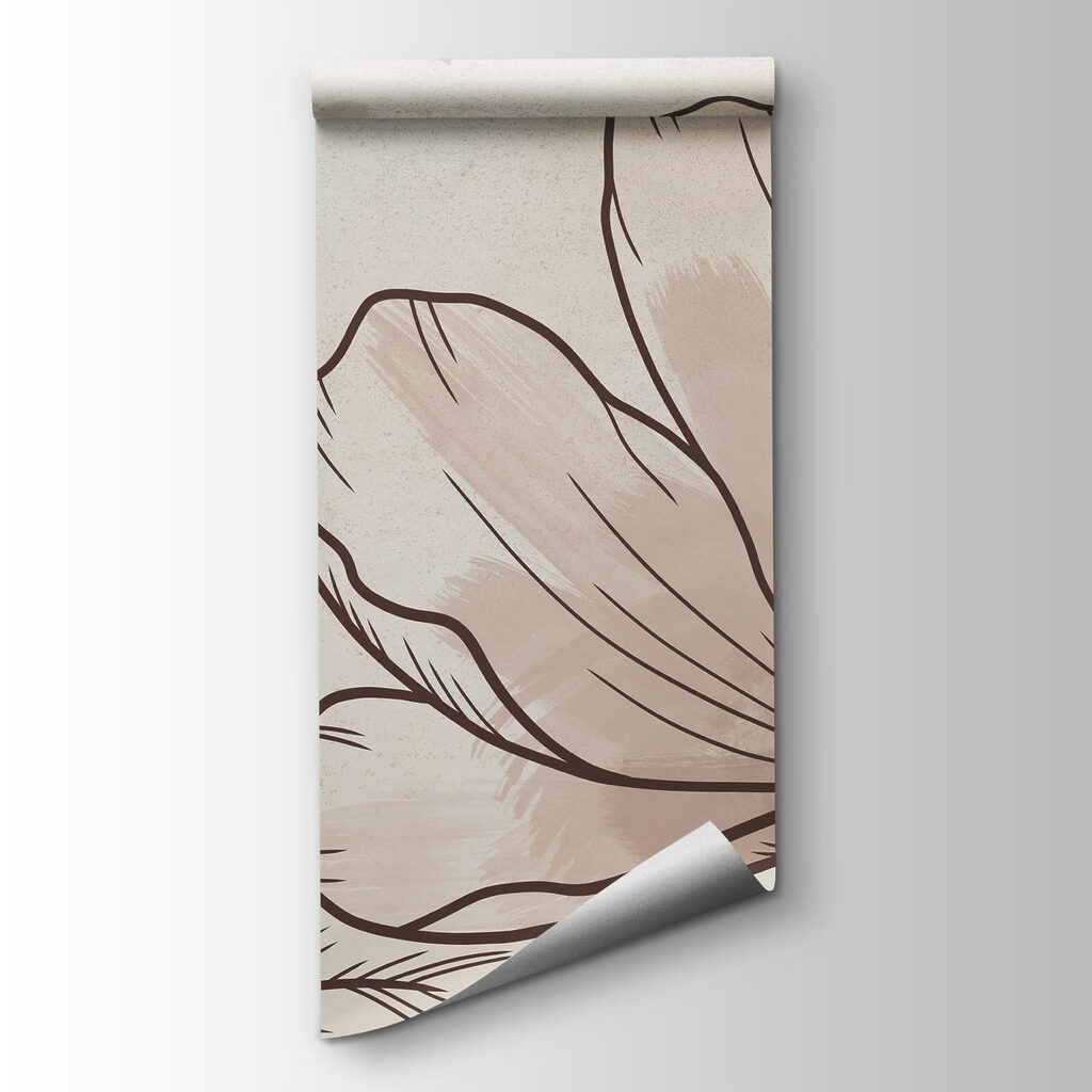 Drawing of flowers and leaves Drawing of flowers and leaves