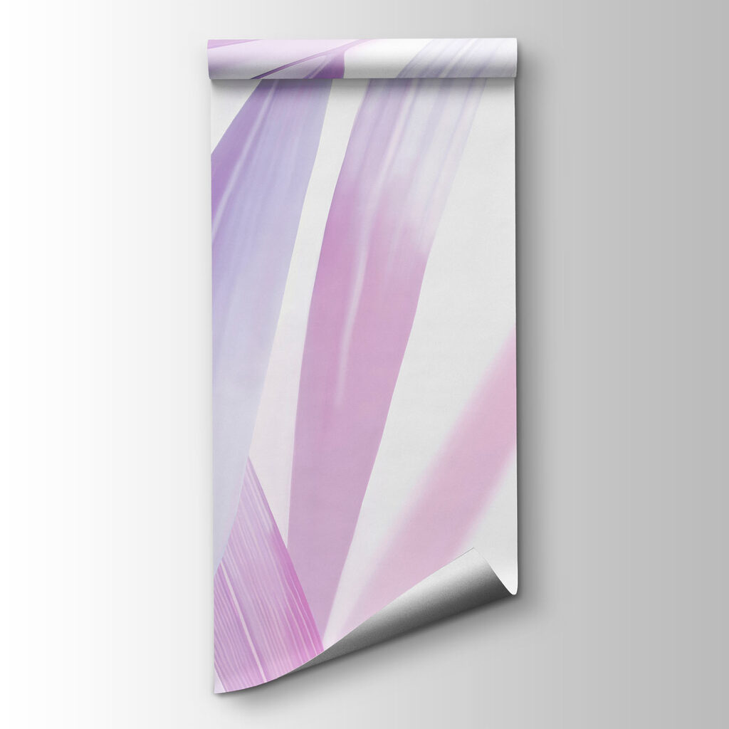 Delicate foliage with soft pastel hues