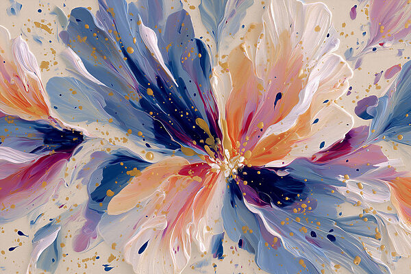 Vibrant floral explosion of colors