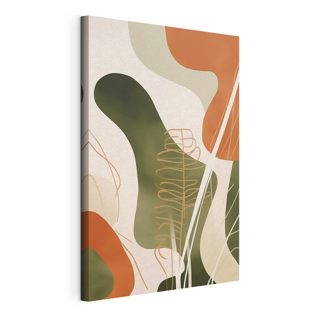 Abstract shapes in earthy tones Abstract shapes in earthy tones
