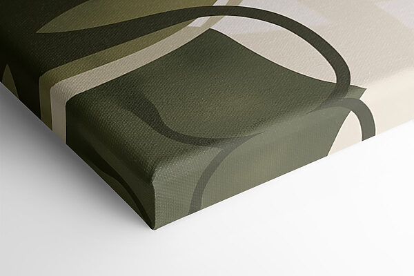 Flowing lines in earthy tones