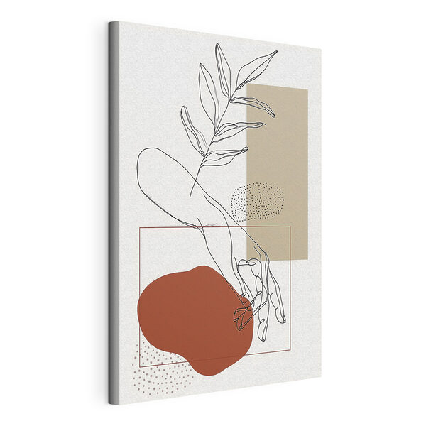 Картина Картина Рука з листком і плодом (Артикул: s50106)
