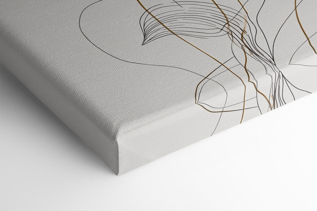 Ethereal floral line art design Ethereal floral line art design
