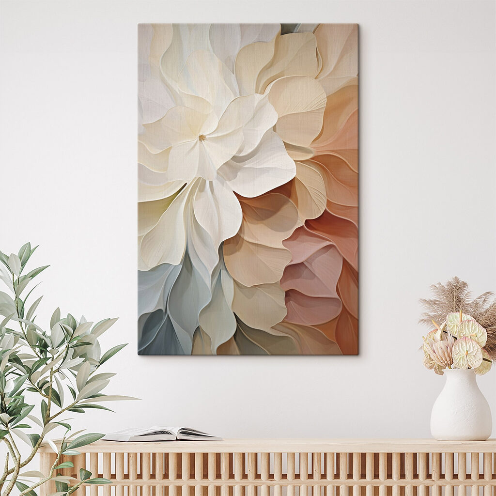Soft petals in gentle hues