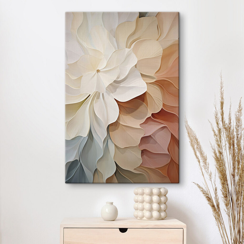 Soft petals in gentle hues