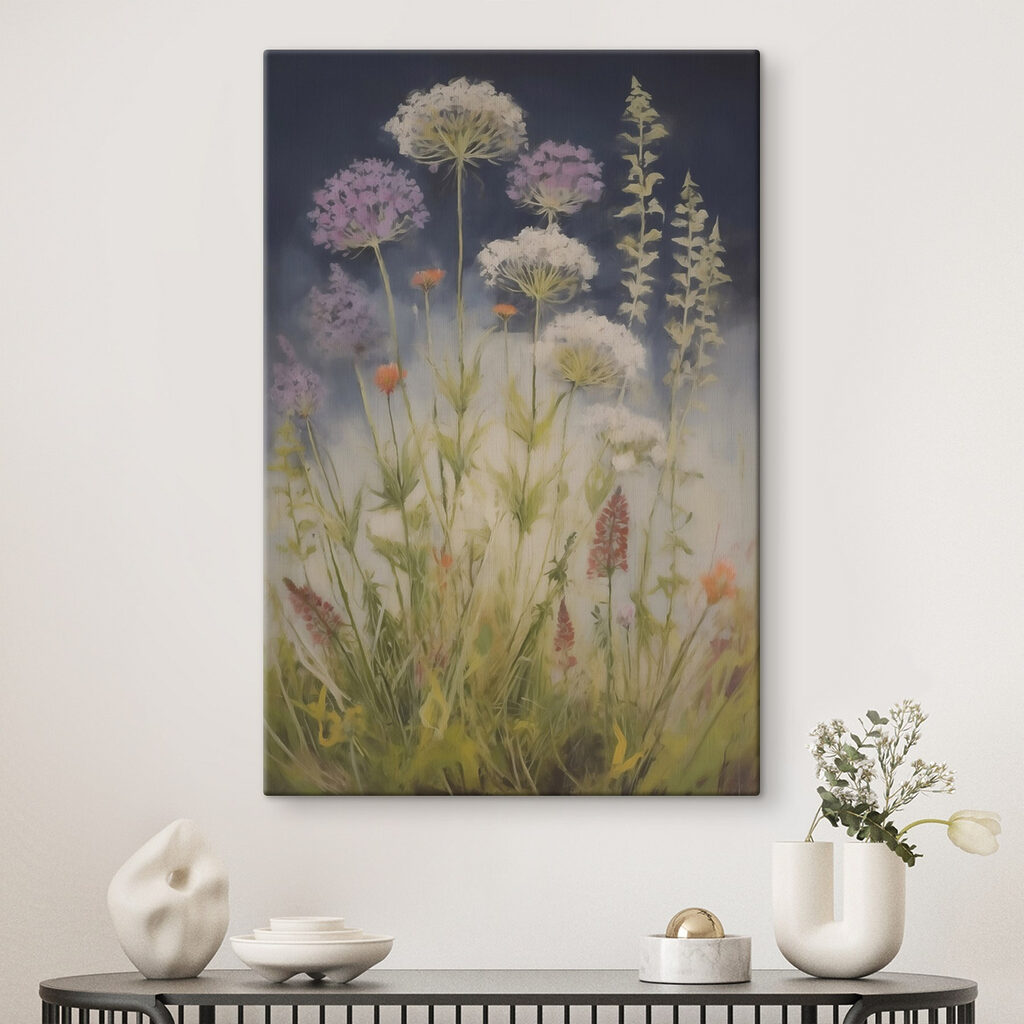 Painting of flowers and plants Painting of flowers and plants