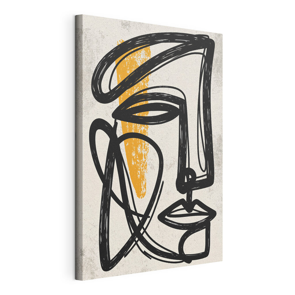 Black and yellow art Black and yellow art