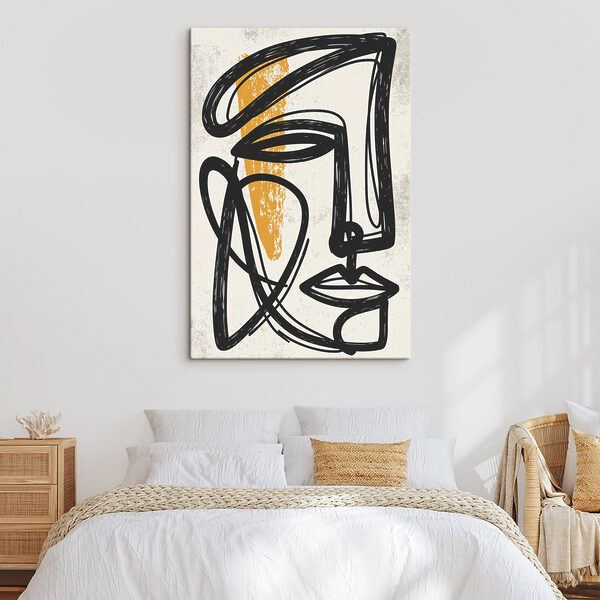 Black and yellow art Black and yellow art