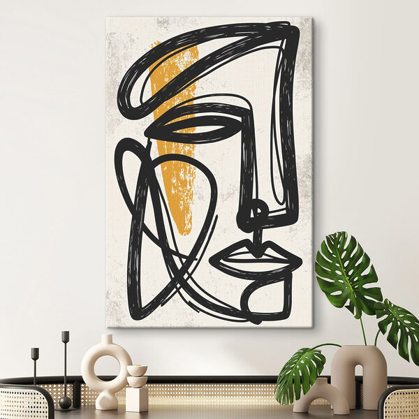 Black and yellow art Black and yellow art