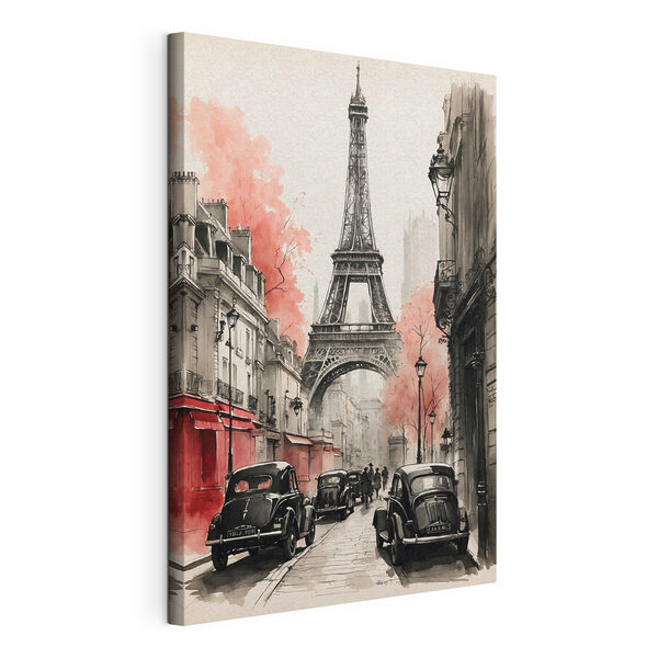 Картина Вулиця з машинами та вежею (Артикул: s38178) Картина Картина Вулиця з машинами та вежею (Артикул: s38178)