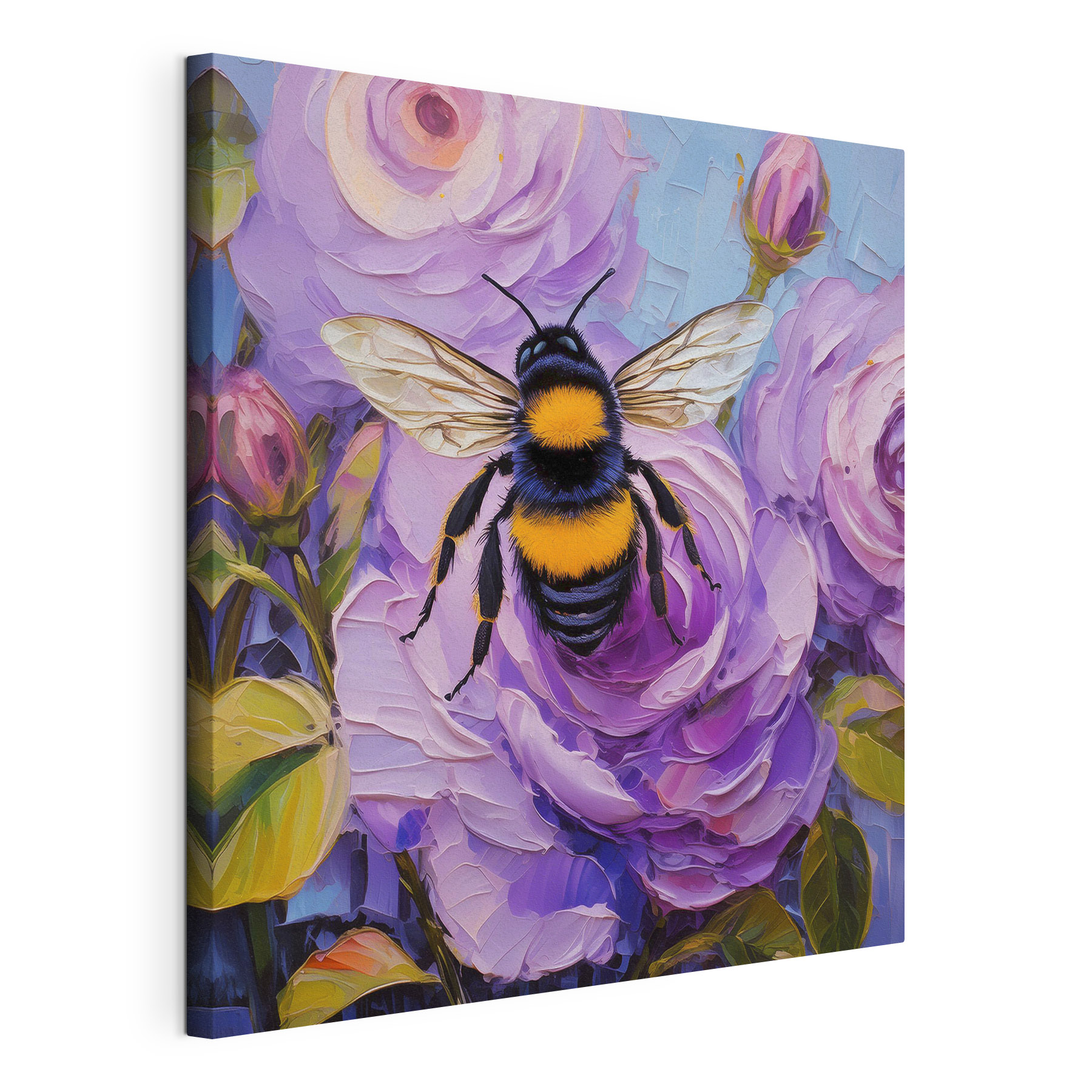 A bee on a flower