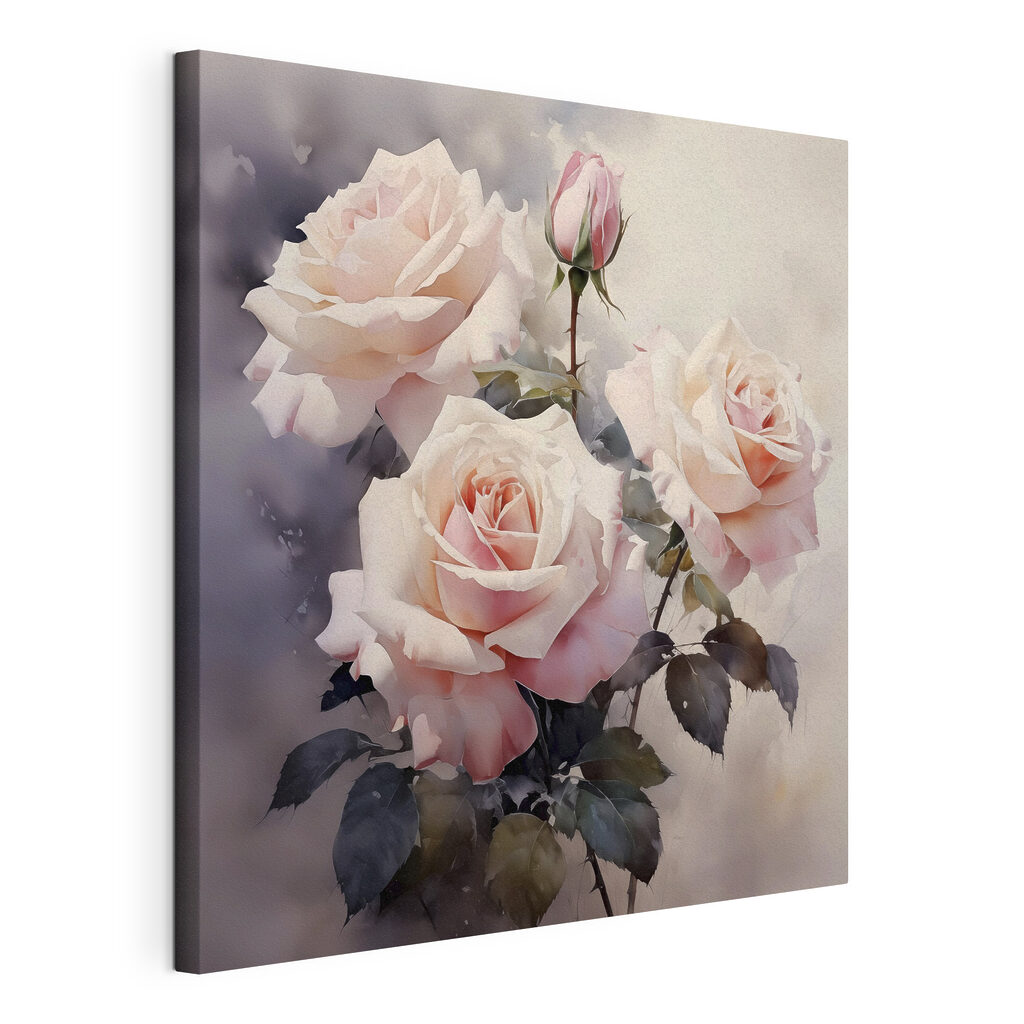 Group of pink roses